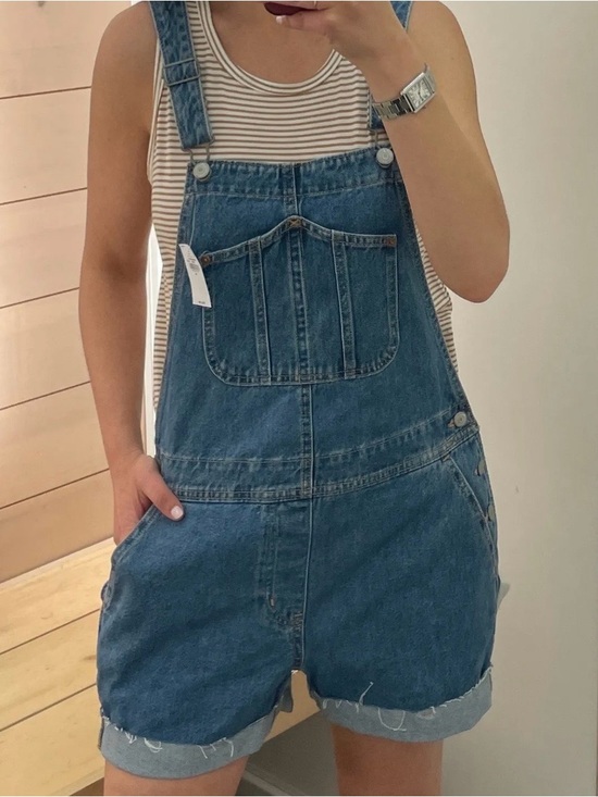 Old Navy Denim - Old Navy Denim Blue Women's Short Overalls